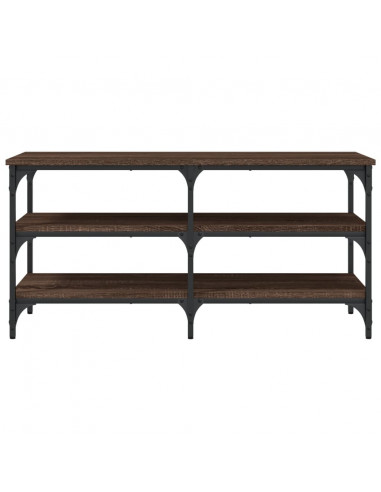 Panca Porta Scarpe Rovere Marrone 100x38,5x49 Legno Multistrato