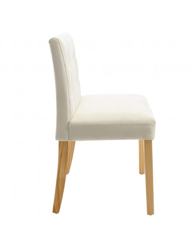 Panca 140 cm Crema in Velluto