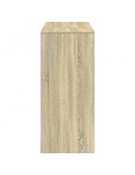Tavolo Bar con Ripiano Rovere Sonoma 124x46x103,5cm Multistrato