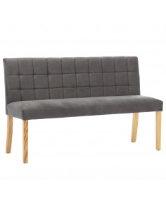 Panca 140 cm Grigia in Velluto 2