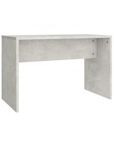 Sgabello Toeletta Grigio Cemento 70x35x45 cm Legno Multistrato