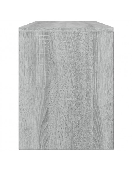 Sgabello da Toeletta Grigio Sonoma 70x35x45cm Legno Multistrato