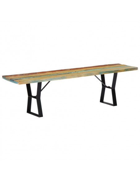 Panca 160 cm in Legno Massello di Recupero