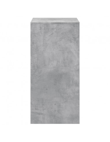 Tavolo da Bar Grigio Cemento 51x50x103,5cm in Legno Multistrato