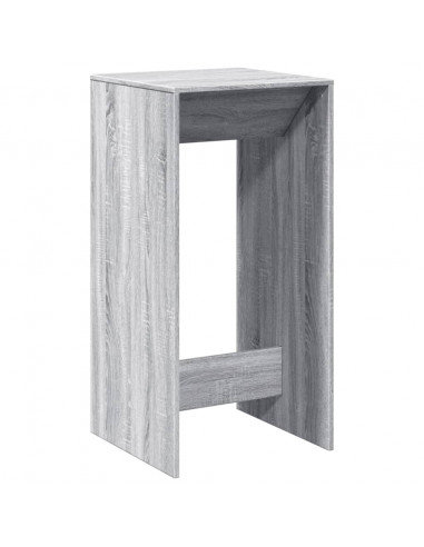 Tavolo da Bar Grigio Sonoma 51x50x103,5 cm in Legno Multistrato