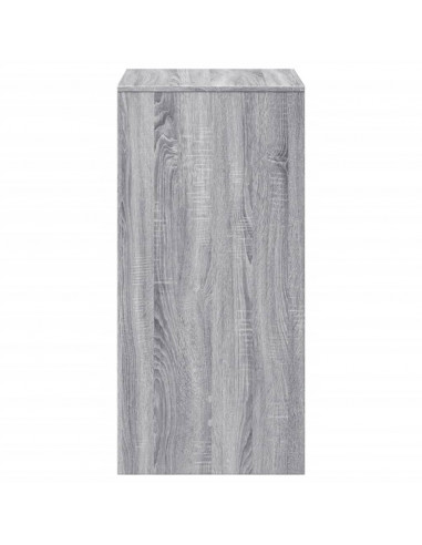 Tavolo da Bar Grigio Sonoma 51x50x103,5 cm in Legno Multistrato