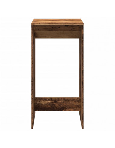 Tavolo da Bar Legno Antico 51x50x103,5 cm in Legno Multistrato