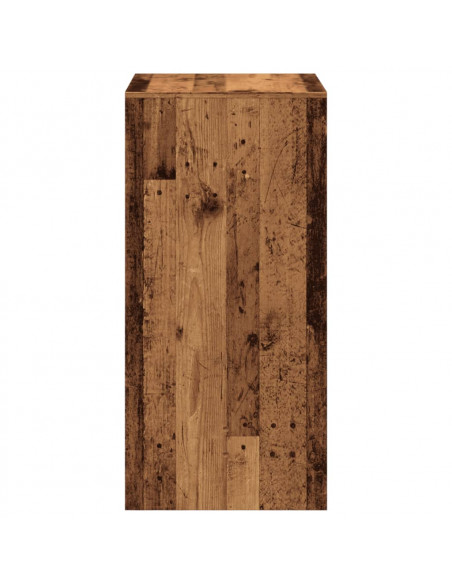 Tavolo da Bar Legno Antico 51x50x103,5 cm in Legno Multistrato