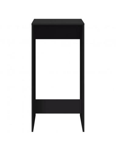 Tavolo da Bar Nero 51x50x103,5 cm in Legno Multistrato