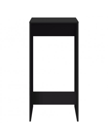Tavolo da Bar Nero 51x50x103,5 cm in Legno Multistrato