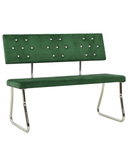 Panca 110 cm in Velluto Verde Scuro