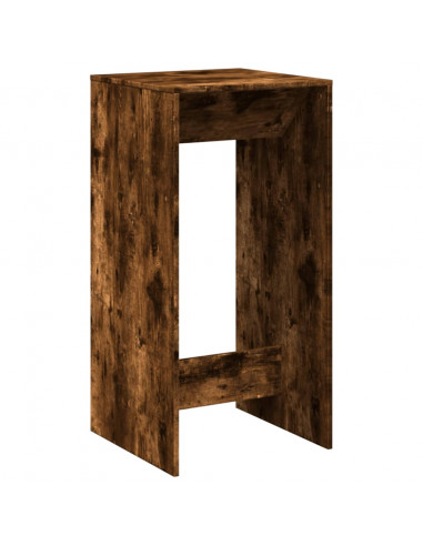 Tavolo da Bar Rovere Fumo 51x50x103,5 cm in Legno Multistrato