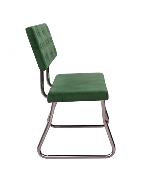 Panca 110 cm in Velluto Verde Scuro