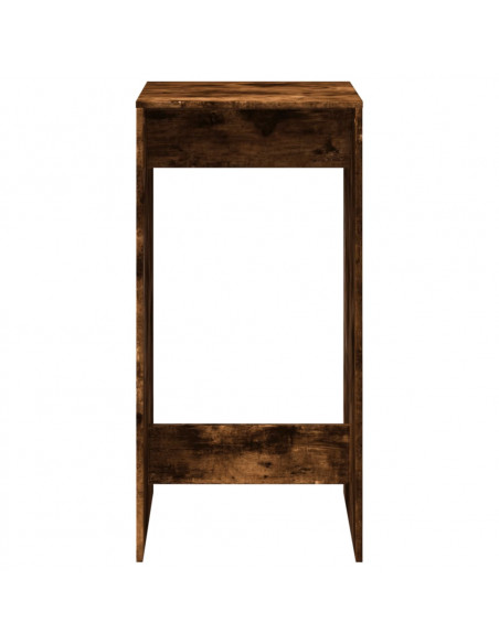Tavolo da Bar Rovere Fumo 51x50x103,5 cm in Legno Multistrato