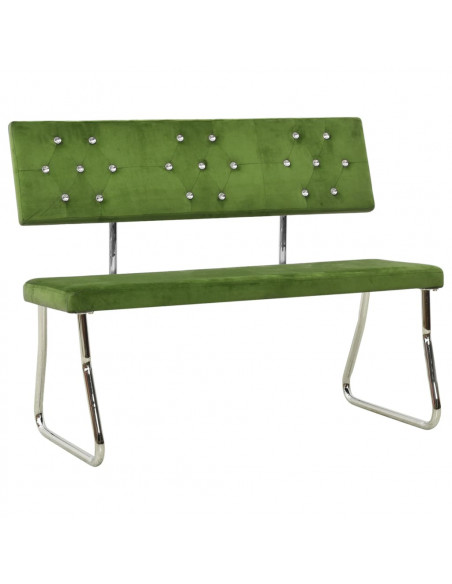 Panca 110 cm in Velluto Verde Chiaro