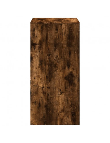 Tavolo da Bar Rovere Fumo 51x50x103,5 cm in Legno Multistrato