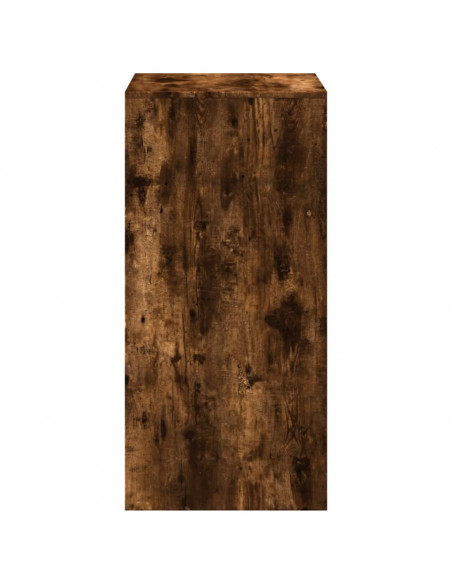 Tavolo da Bar Rovere Fumo 51x50x103,5 cm in Legno Multistrato