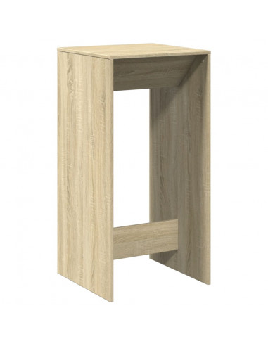 Tavolo da Bar Rovere Sonoma 51x50x103,5 cm in Legno Multistrato