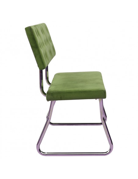 Panca 110 cm in Velluto Verde Chiaro