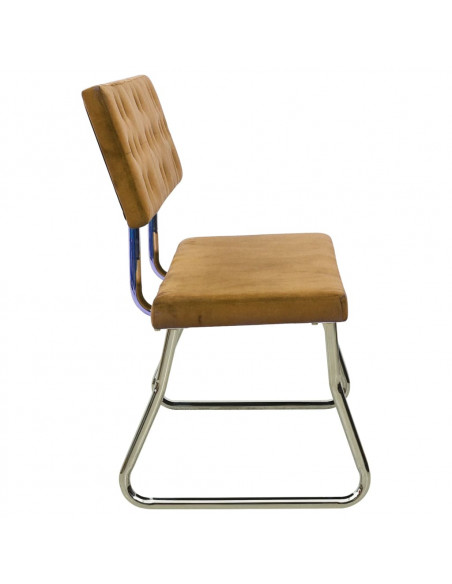 Panca 110 cm in Velluto Marrone