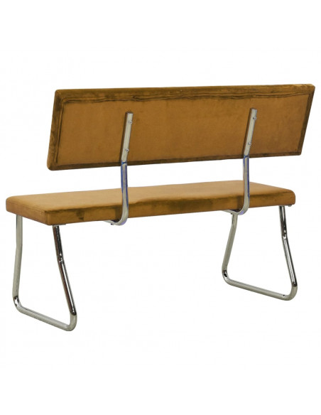 Panca 110 cm in Velluto Marrone