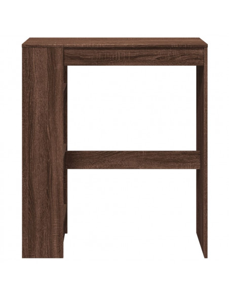 Tavolo Bar con Rastrelliera Marrone 90x40x103,5 cm Multistrato