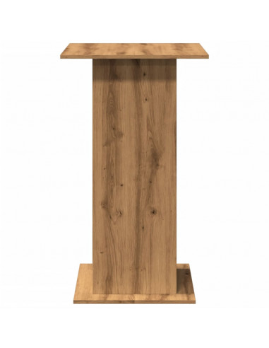 Tavolo Bar Portaoggetti Rovere 60x60x102 cm Legno Multistrato