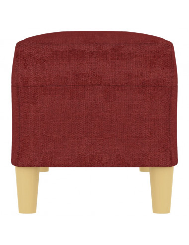 Panca Rosso Vino 100x35x41 cm in Tessuto