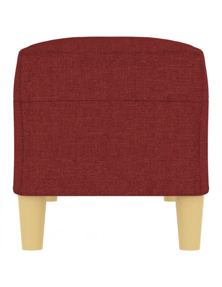 Panca Rosso Vino 100x35x41 cm in Tessuto