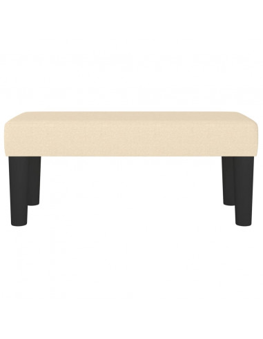 Panca Crema 70x30x30 cm in Tessuto