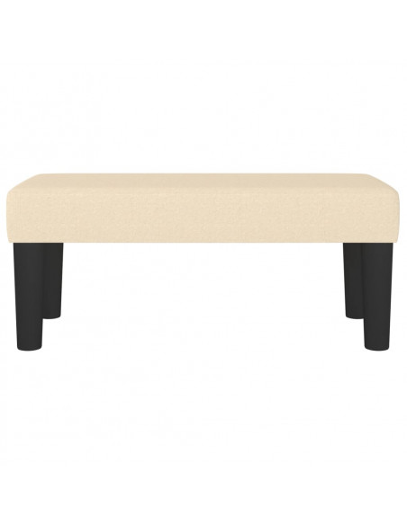 Panca Crema 70x30x30 cm in Tessuto