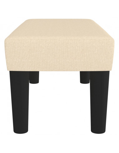 Panca Crema 70x30x30 cm in Tessuto