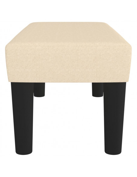 Panca Crema 70x30x30 cm in Tessuto