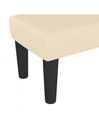 Panca Crema 70x30x30 cm in Tessuto