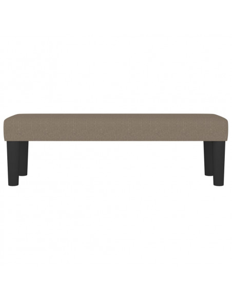 Panca Tortora 100x30x30 cm in Tessuto