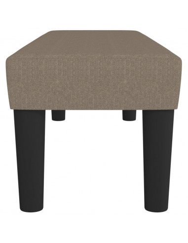 Panca Tortora 100x30x30 cm in Tessuto