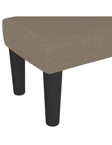 Panca Tortora 100x30x30 cm in Tessuto