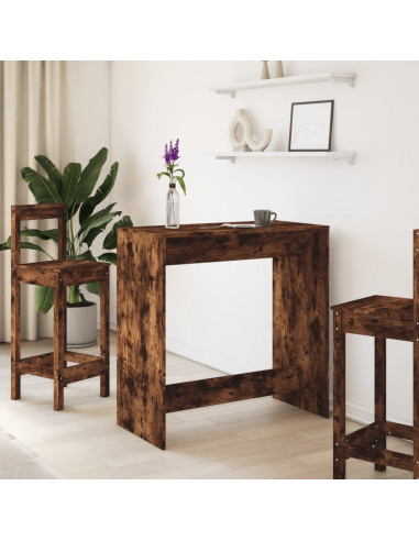 Tavolo Bar Rovere Artigianale 102x50x103,5 cm Legno Multistrato