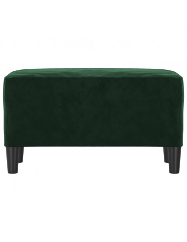 Panca Verde Scuro 70x35x41 cm in Velluto