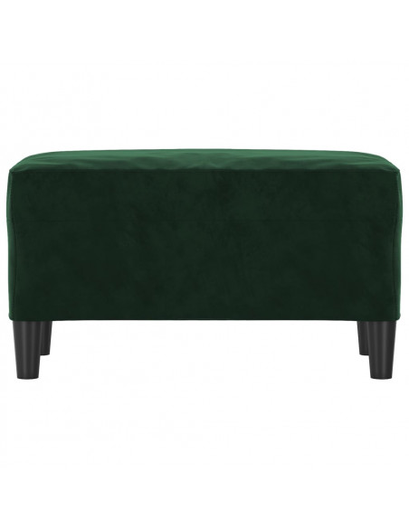 Panca Verde Scuro 70x35x41 cm in Velluto