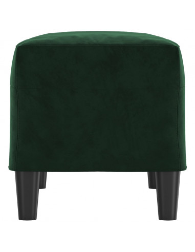 Panca Verde Scuro 70x35x41 cm in Velluto