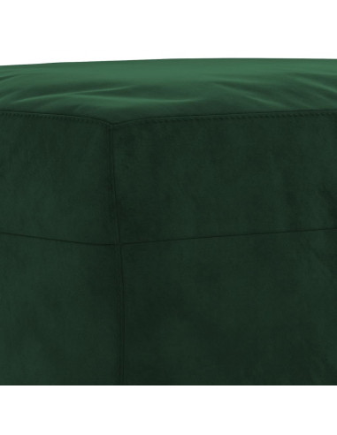 Panca Verde Scuro 70x35x41 cm in Velluto