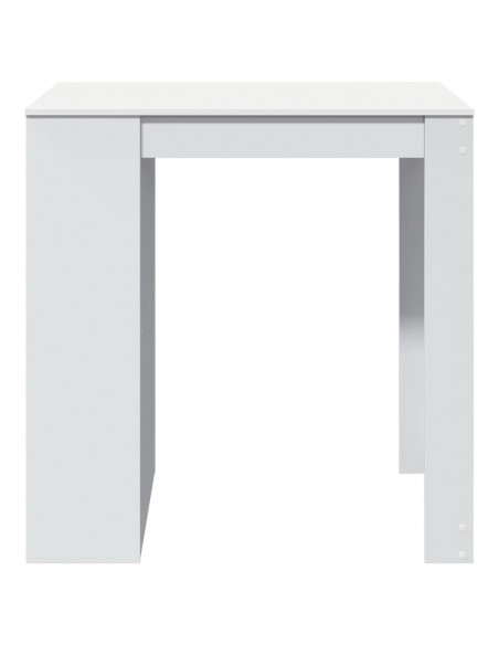 Tavolo da Bar Bianco 102x70x103,5 cm in Truciolato