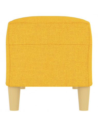 Panca Giallo Chiaro 100x35x41 cm in Tessuto