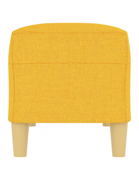 Panca Giallo Chiaro 100x35x41 cm in Tessuto