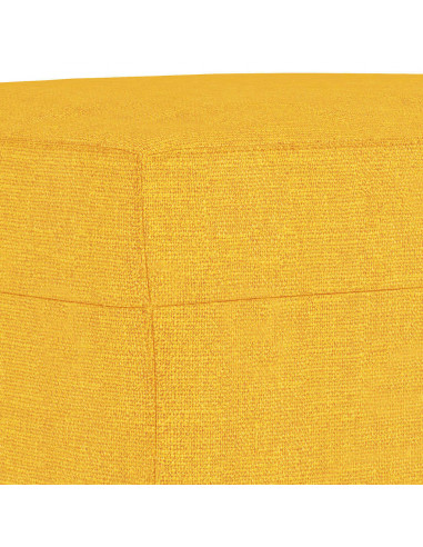 Panca Giallo Chiaro 100x35x41 cm in Tessuto