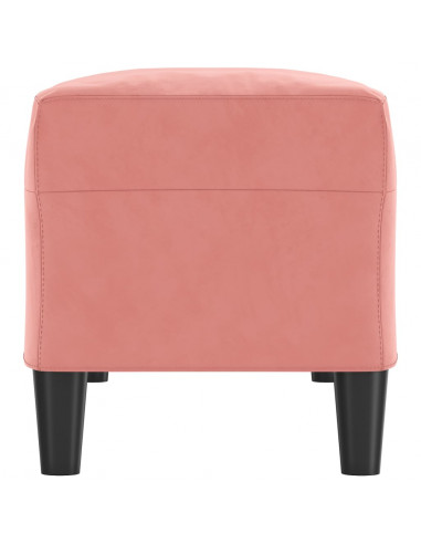 Panca rosa 100x35x41 cm in Velluto
