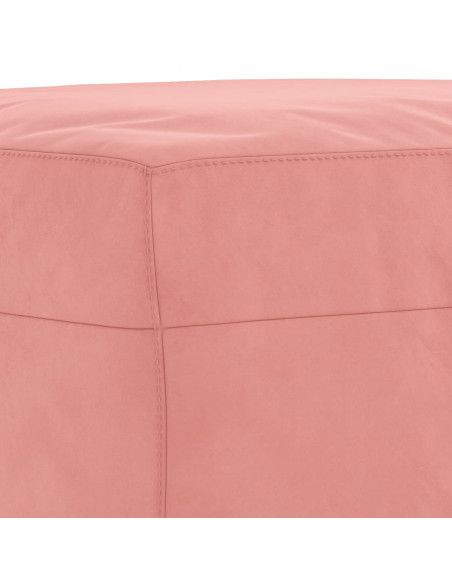 Panca rosa 100x35x41 cm in Velluto