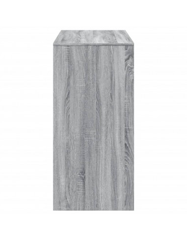 Tavolo da Bar Grigio Sonoma 102x50x103,5cm in Legno Multistrato