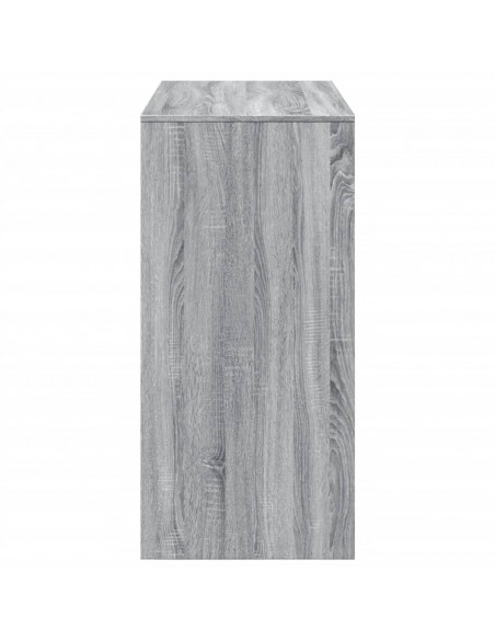 Tavolo da Bar Grigio Sonoma 102x50x103,5cm in Legno Multistrato